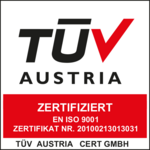 TÜV Austria zertifiziert EN ISO 9001